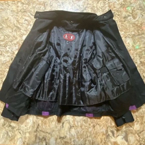 Woman’s Motorcycle Jacket with Liner - Canvas Riding Jacket - Medium - Picture 4 of 10